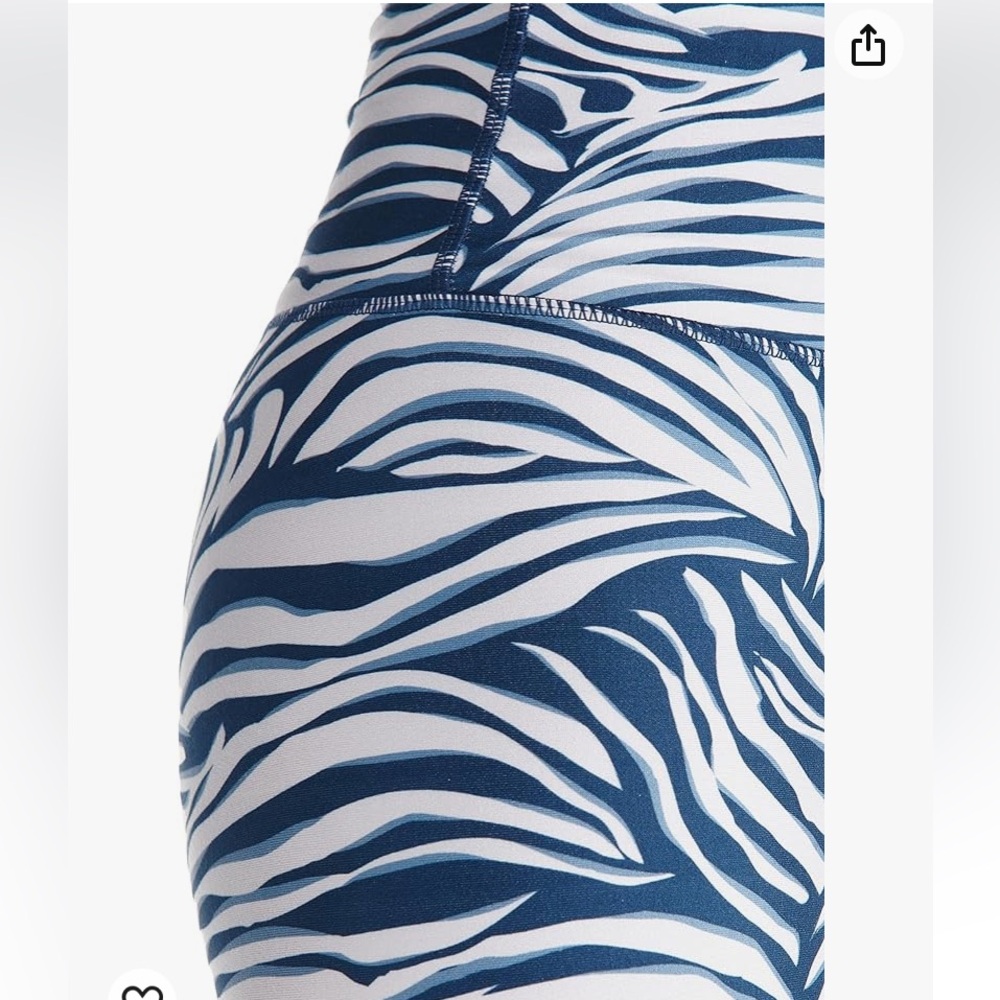 Kyodan Women’s Ultra High Waist Leggings Size Large. Pattern is Jacq Zebra. - Picture 3 of 10
